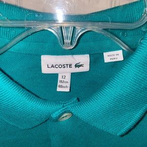 Lacoste boys long sleeve